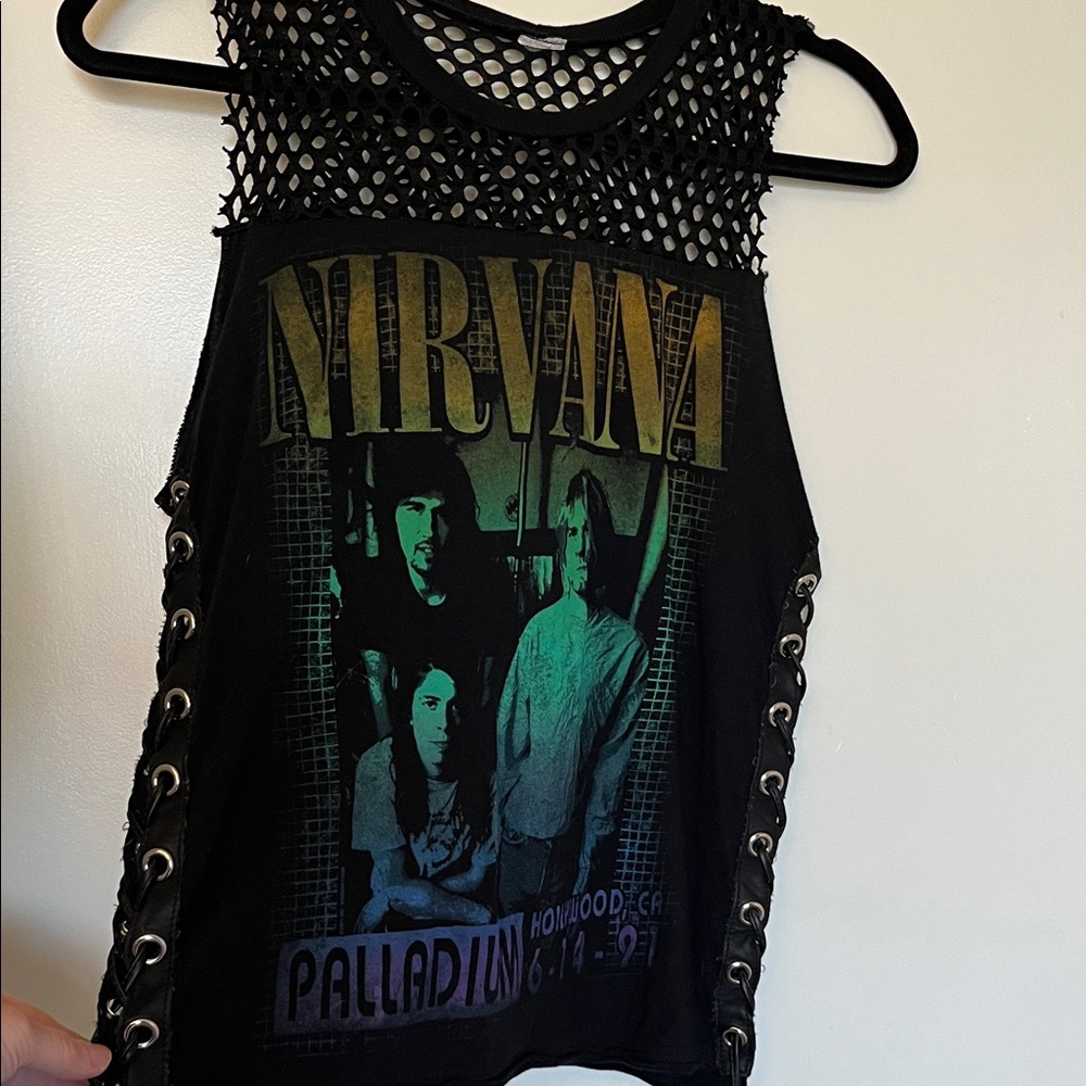 Palladium Black Nirvana Graphic Tank Top
